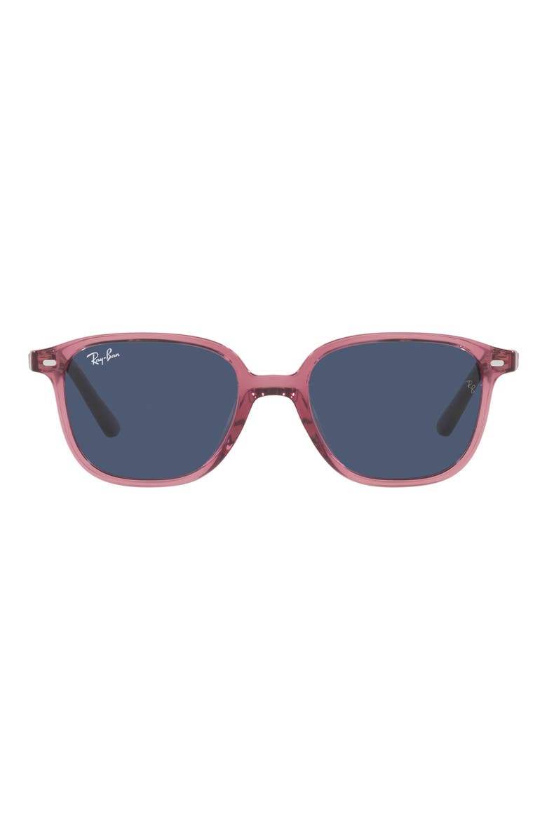 Kids' Junior Leonard 45mm Square Sunglasses, Main, color, TRANSPARENT PINK