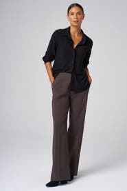Franne Golde Wilshire Stretch Straight-Leg Pant
