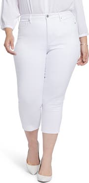 NYDJ Chloe High Waist Release Hem Capri Jeans