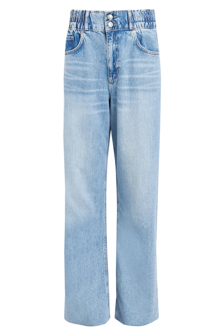Hailey Wide Leg Jeans, Alternate, color, LIGHT INDIGO
