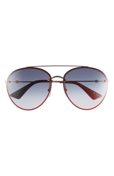 62mm Round Sunglasses