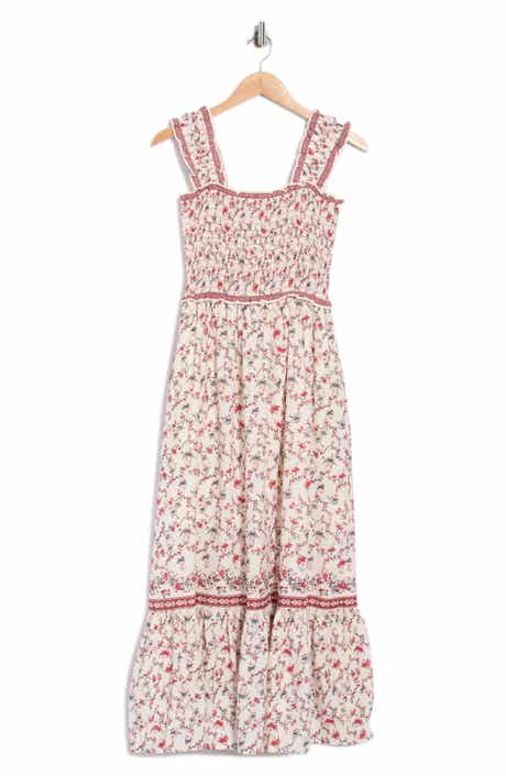 Smocked Bodice Maxi Dress