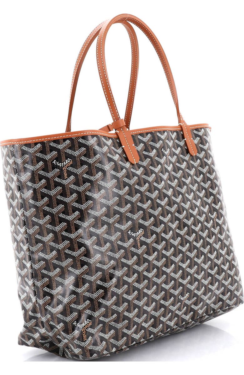 Pre-Owned Goyard Saint Louis Tote Coated Canvas PM, Alternate, color, Brown