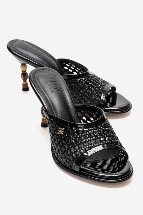 Selvian Woven Stiletto Sandal
