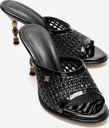 Prologue Shoes Selvian Woven Stiletto Sandal