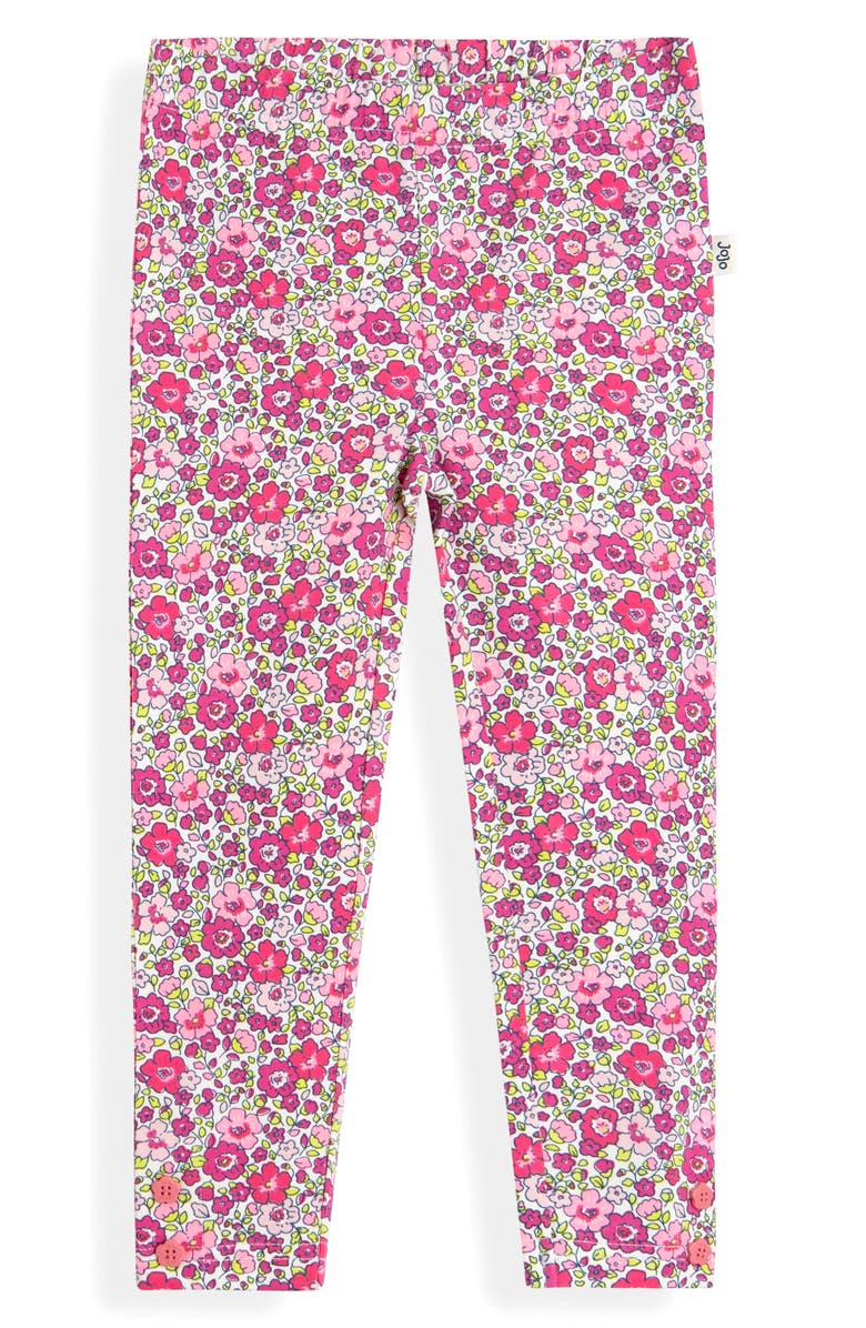 JOJO MAMAN BEBE 2-Pack Assorted Leggings, Alternate, color, Fuchsia