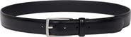SANDRO Rectangular buckle leather belt