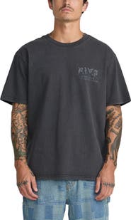 RVCA Big Press Cotton Graphic T-Shirt