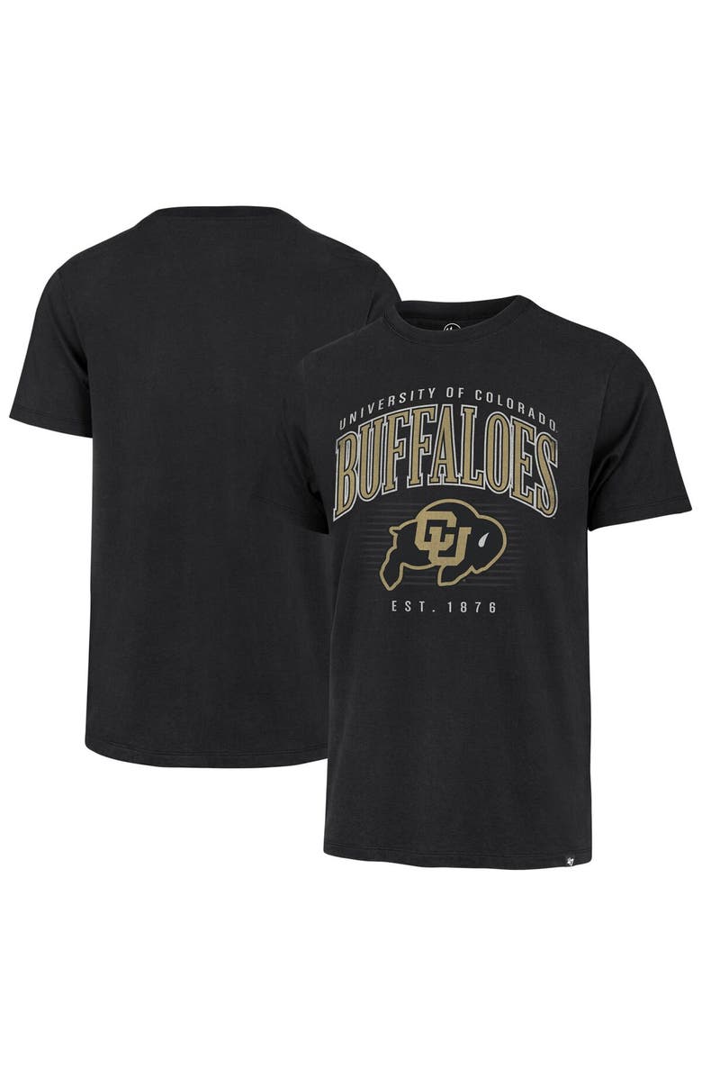 '47 Men's '47 Black Colorado Buffaloes Arch Logo Franklin T-Shirt, Main, color, Black