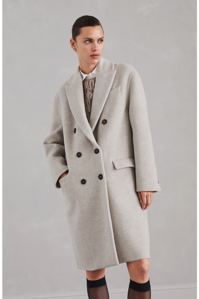 Hand-crafted coat, Alternate, color, Cool Beige