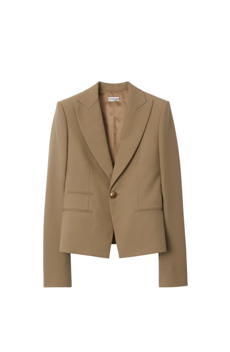 Burberry Wool Tailored Jacket, Alternate, color, Puddle