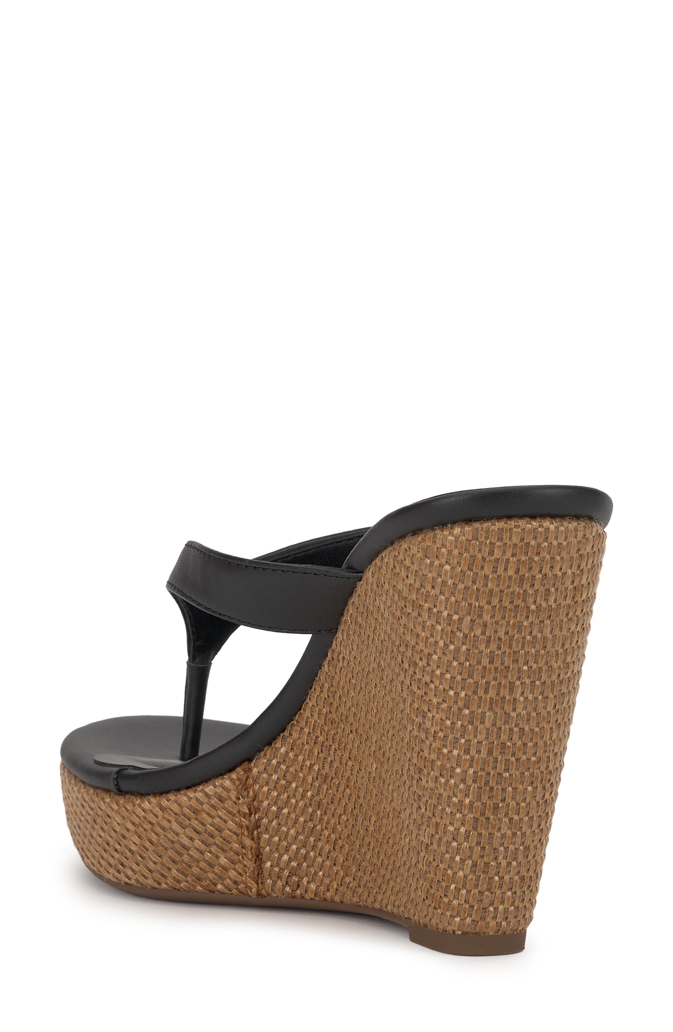 Jessica Simpson Jyseta Platform Wedge Flip Flop, Alternate, color, Black