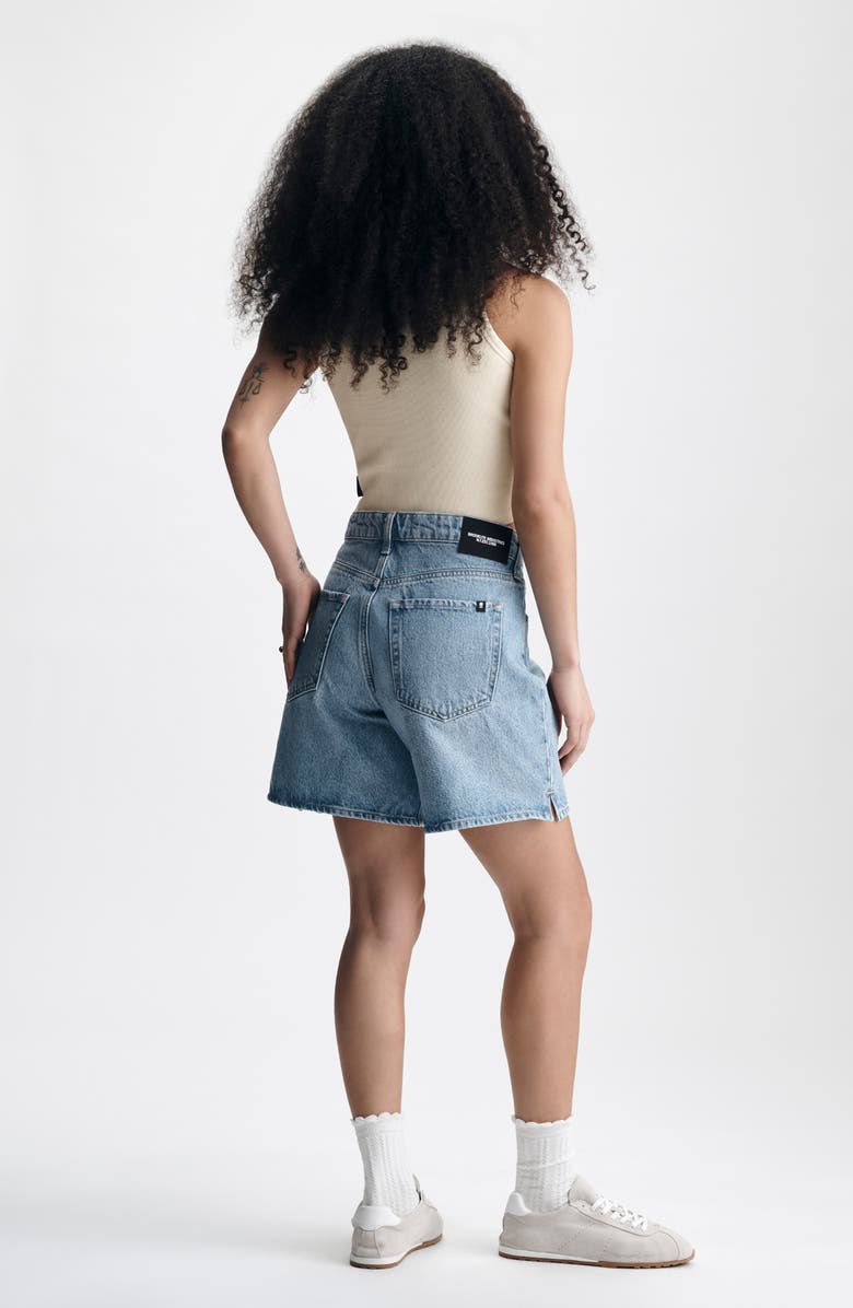 Brooklyn Industries High Waist Denim Shorts, Alternate, color, Bleached Everyday De