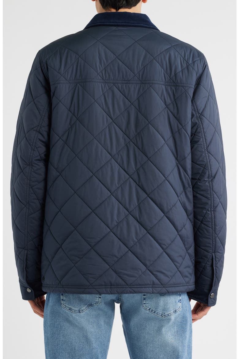 Bell Quilted Barn Jacket, Alternate, color, NAVAL ACADEMY