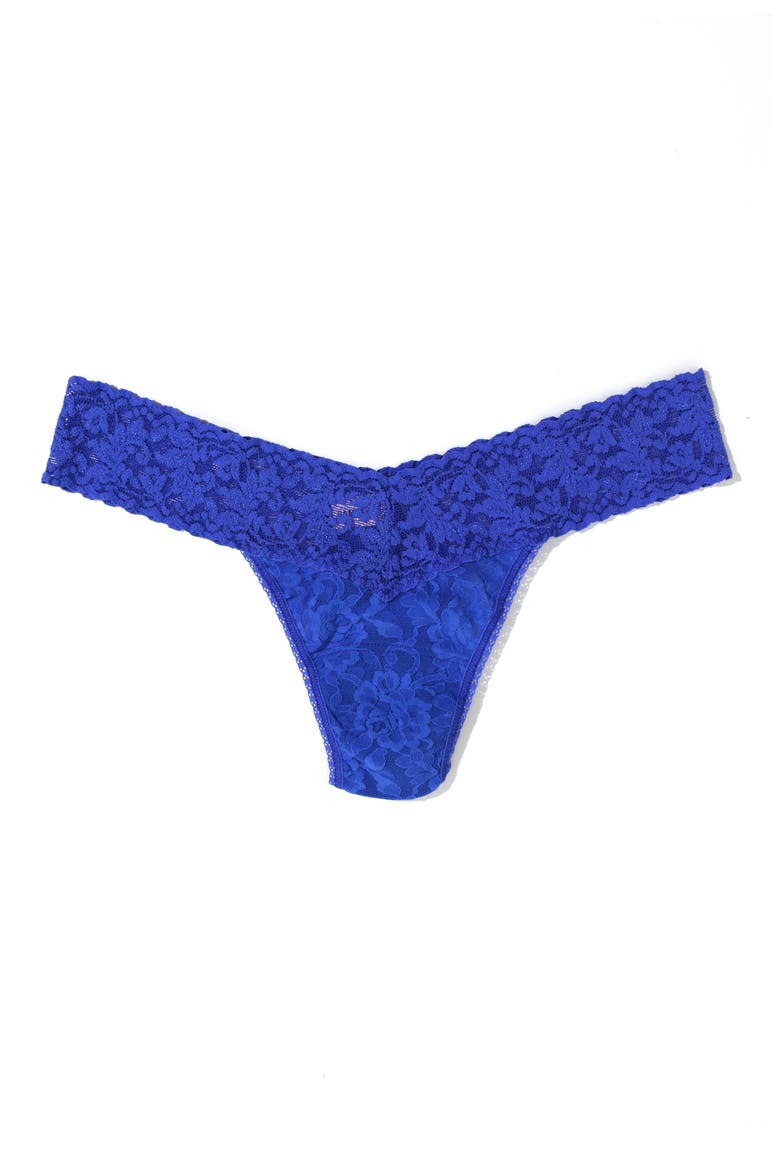 Low Rise Thong, Alternate, color, BLUE SOLACE