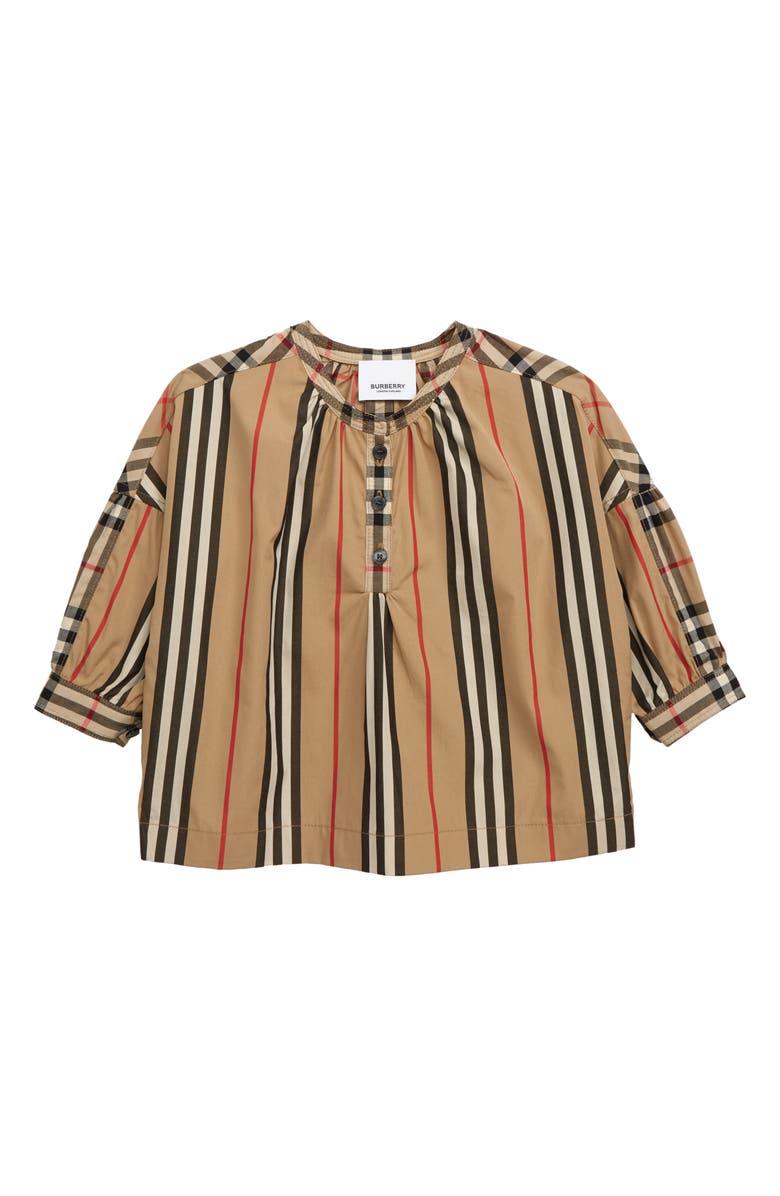 Burberry Lola Icon Stripe Top, Main, color, 