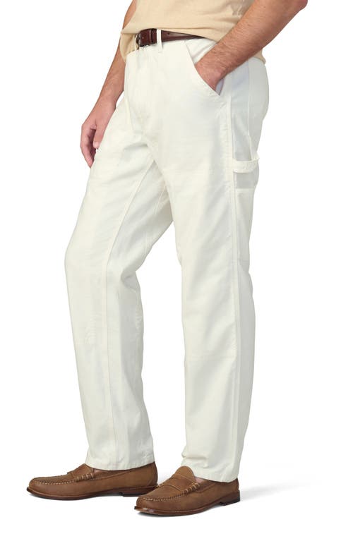 Joe's Jax Stripe Stretch Utility Pants In Sea Salt