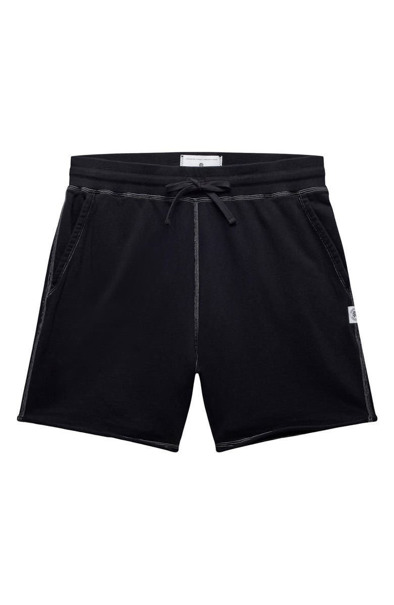 Reigning Champ Lightweight Terry Cutoff Shorts, Alternate, color, Black