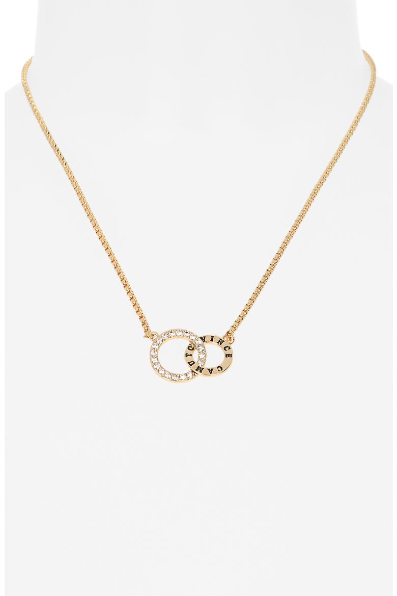 Double Link Necklace, Alternate, color, GOLD TONE