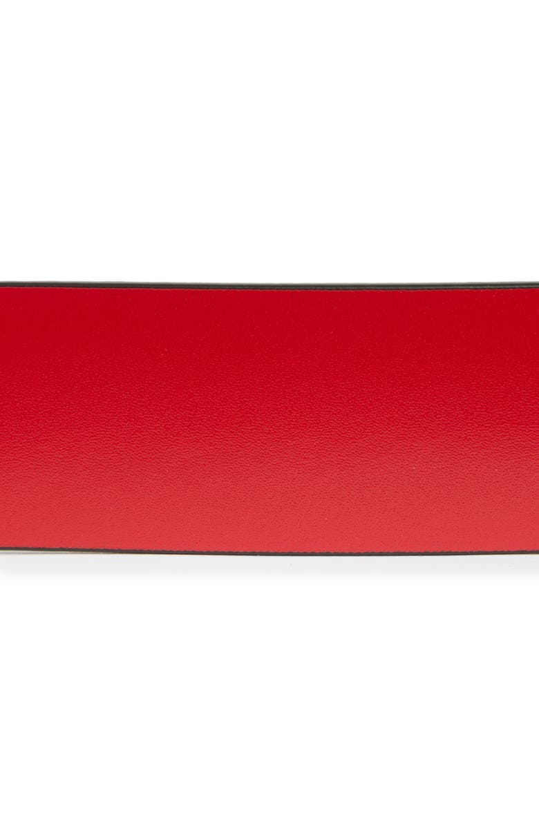 VALENTINO BY MARIO VALENTINO Dolly Fuego Leather Belt, Alternate, color, Fuego