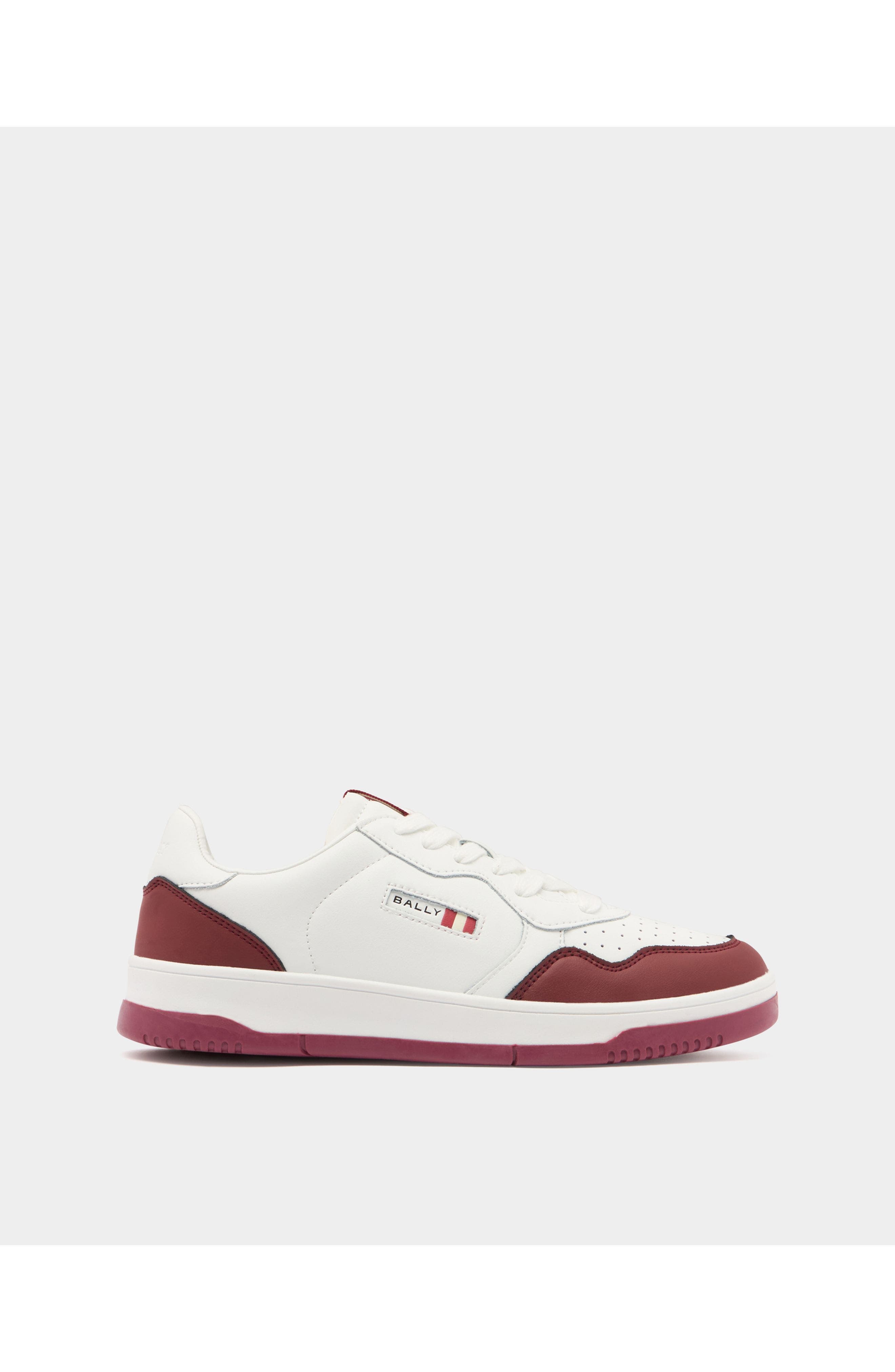 Bally Jasper Sneaker in Calf Leather, Main, color, Red