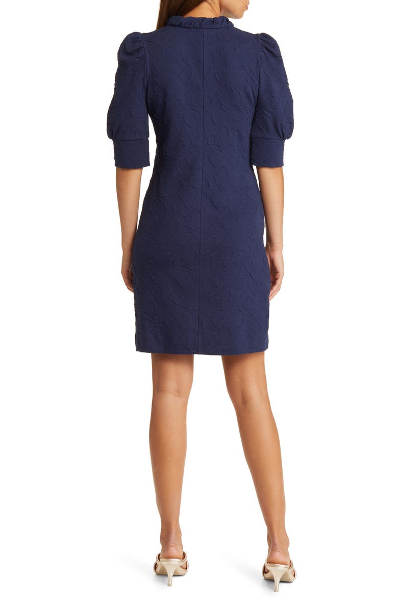 Lilly Pulitzer<sup>®</sup> Elsey Floral Jacquard Puff Sleeve Dress, Alternate, color,