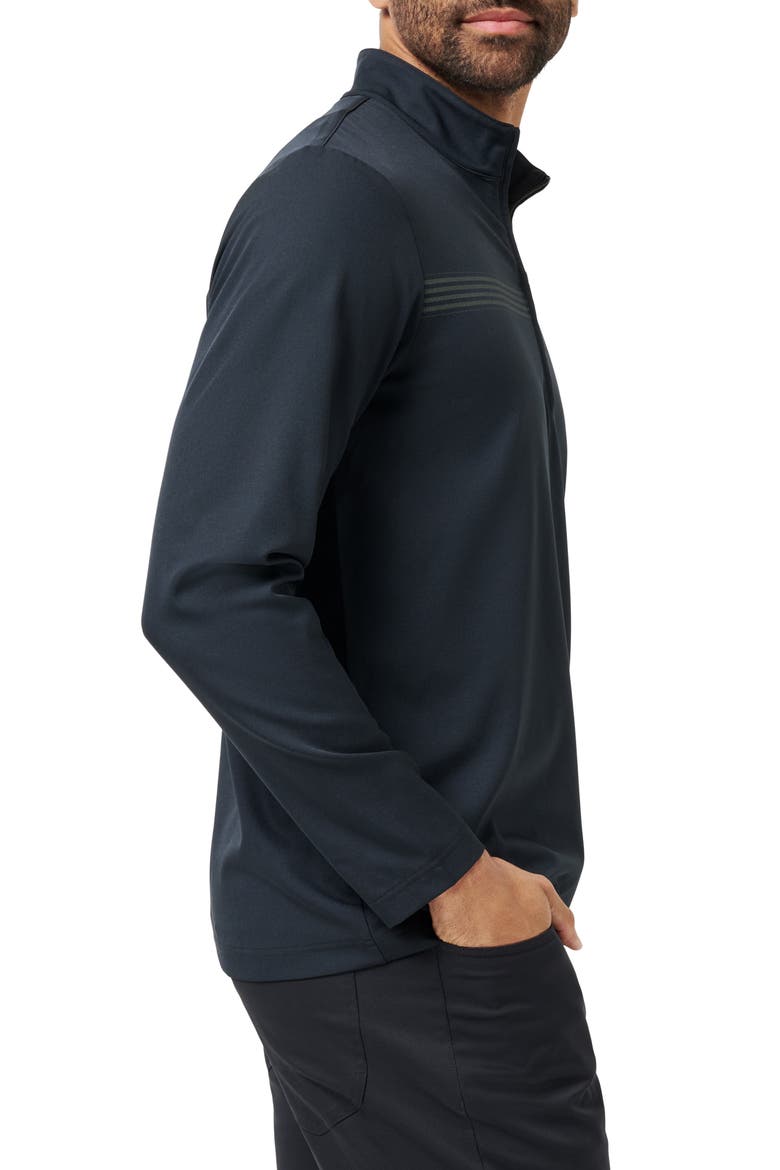 Quick Jaunt Quarter Zip Pullover, Alternate, color, BLACK