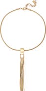 Robert Lee Morris Fringe Pendant Necklace