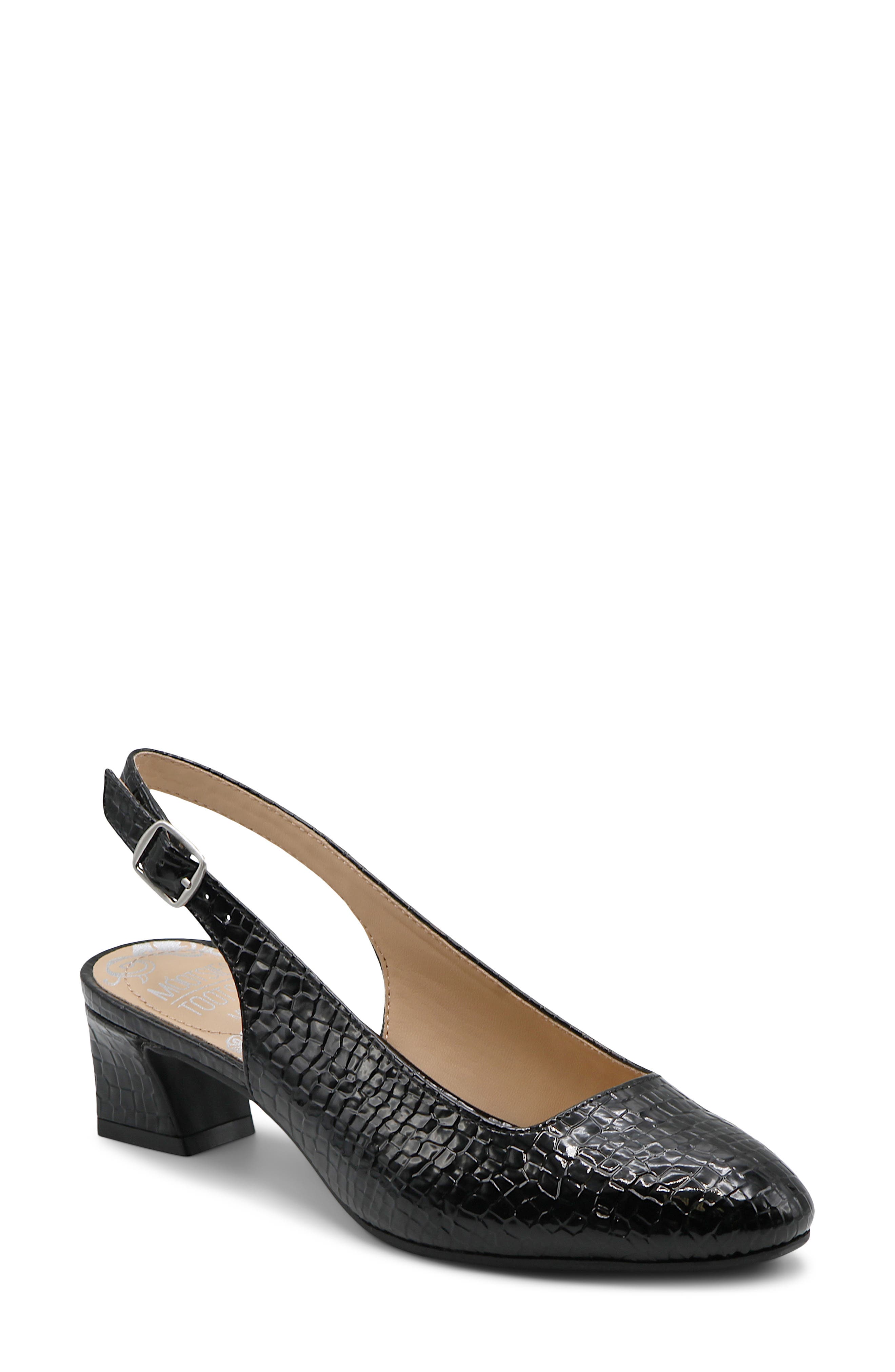 Kvell Faux Leather Slingback Pump