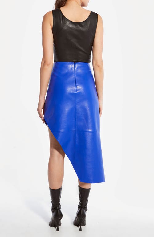 As By Df Poppy Stretch Leather Bodysuit In Black