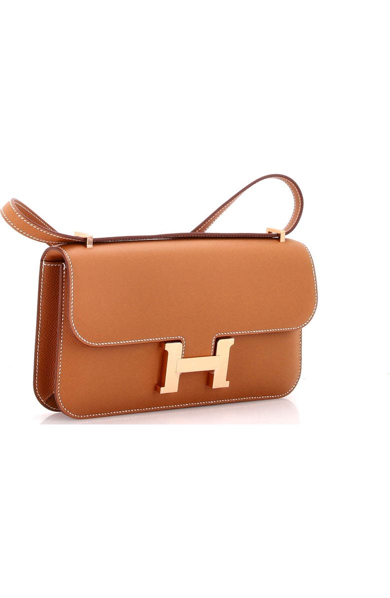 Pre-Owned Hermes Constance Elan NM Bag Epsom 25, Alternate, color, Gold