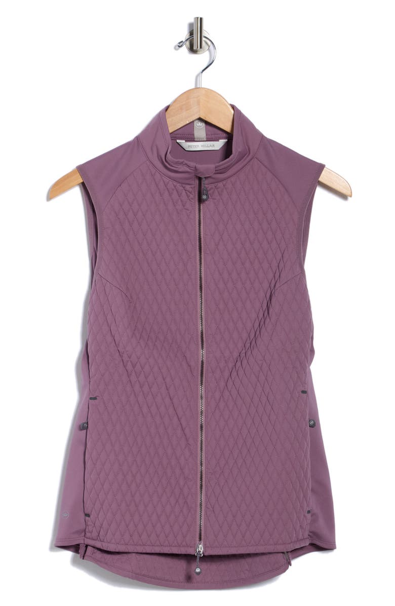 Peter Millar Fuse Hybrid Vest, Alternate, color, Parisian Fig