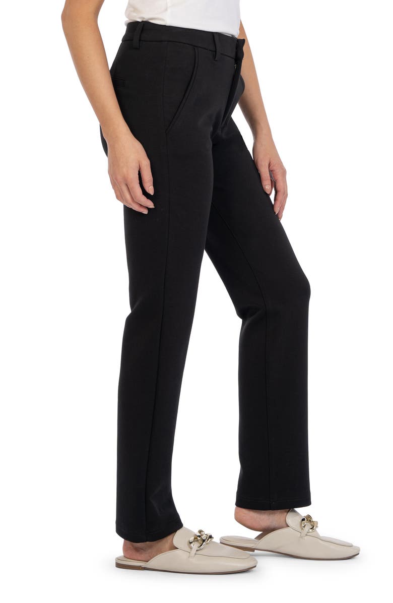 KUT from the Kloth Reese Fab Ab High Waist Slim Straight Leg Ponte Trousers, Alternate, color,