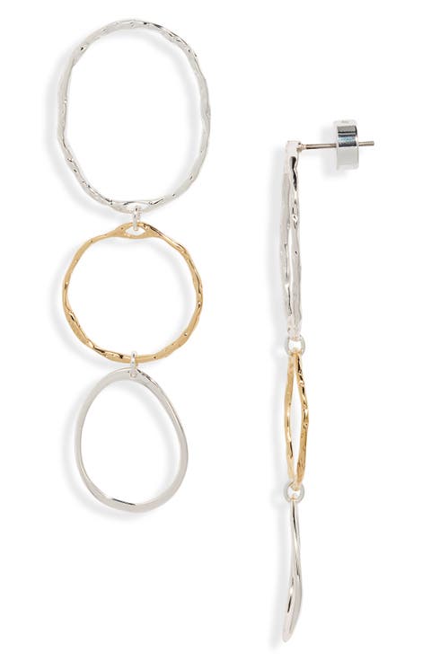 Demi Fine Triple Link Earrings