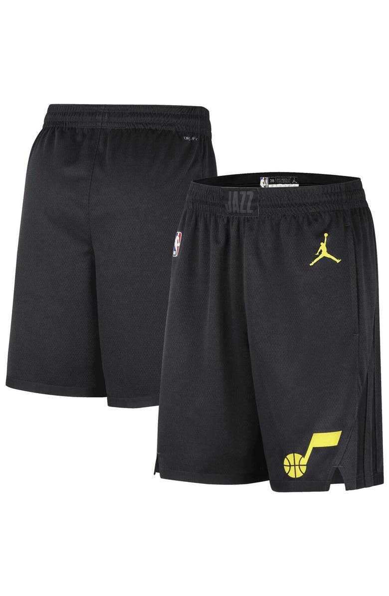 Jordan Brand Men's Jordan Brand Black Utah Jazz 2022/2023 Statement Edition Swingman Performance Shorts, Alternate, color, Black