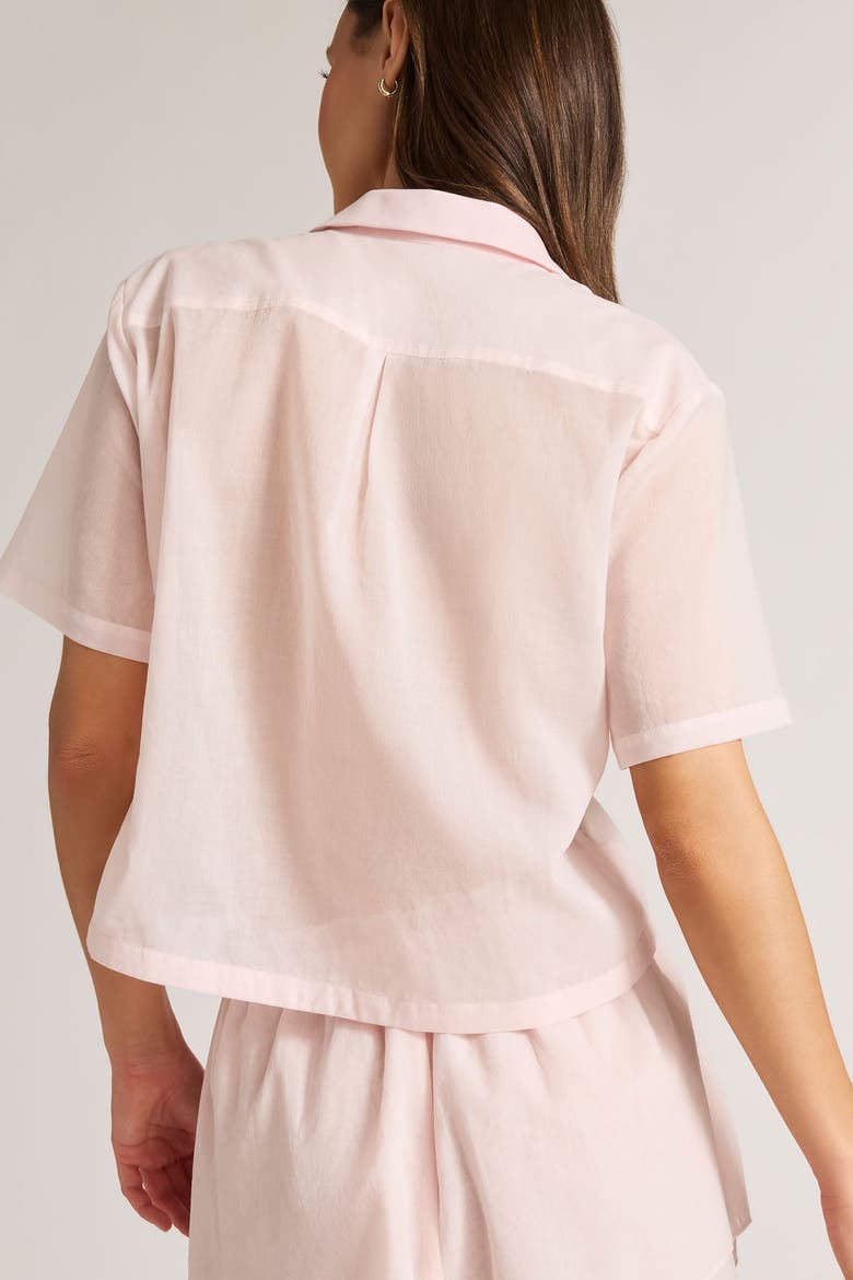 Island Short Sleeve Shirt, Alternate, color, Shell