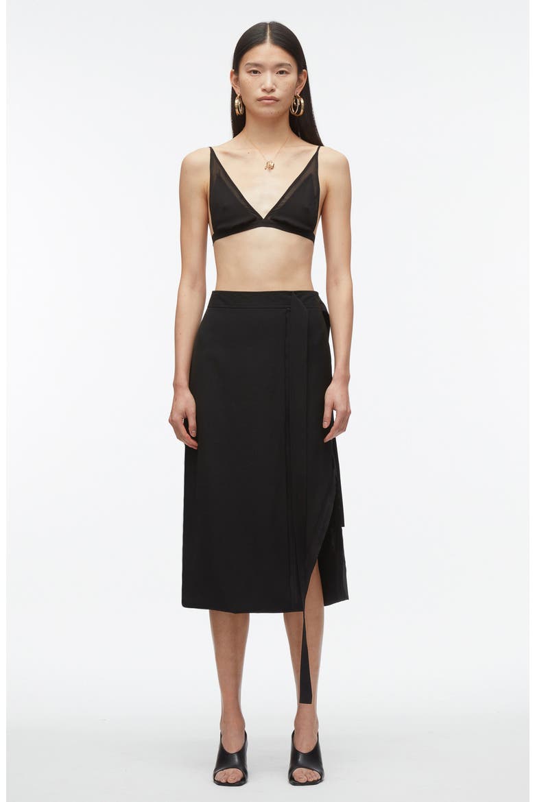 Endless Loop Midi Skirt, Alternate, color, BLACK