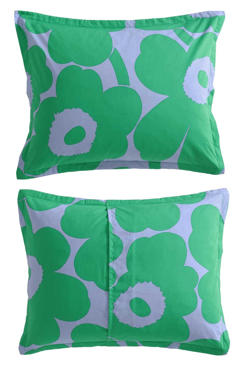 Unikko Cotton Percale Comforter & Shams Set, Alternate, color, MEDIUM / DARK GREEN