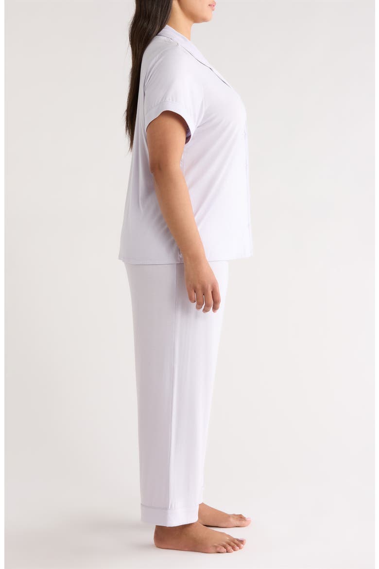 Moonlight Eco Crop Pajamas, Alternate, color, PURPLE PUFF