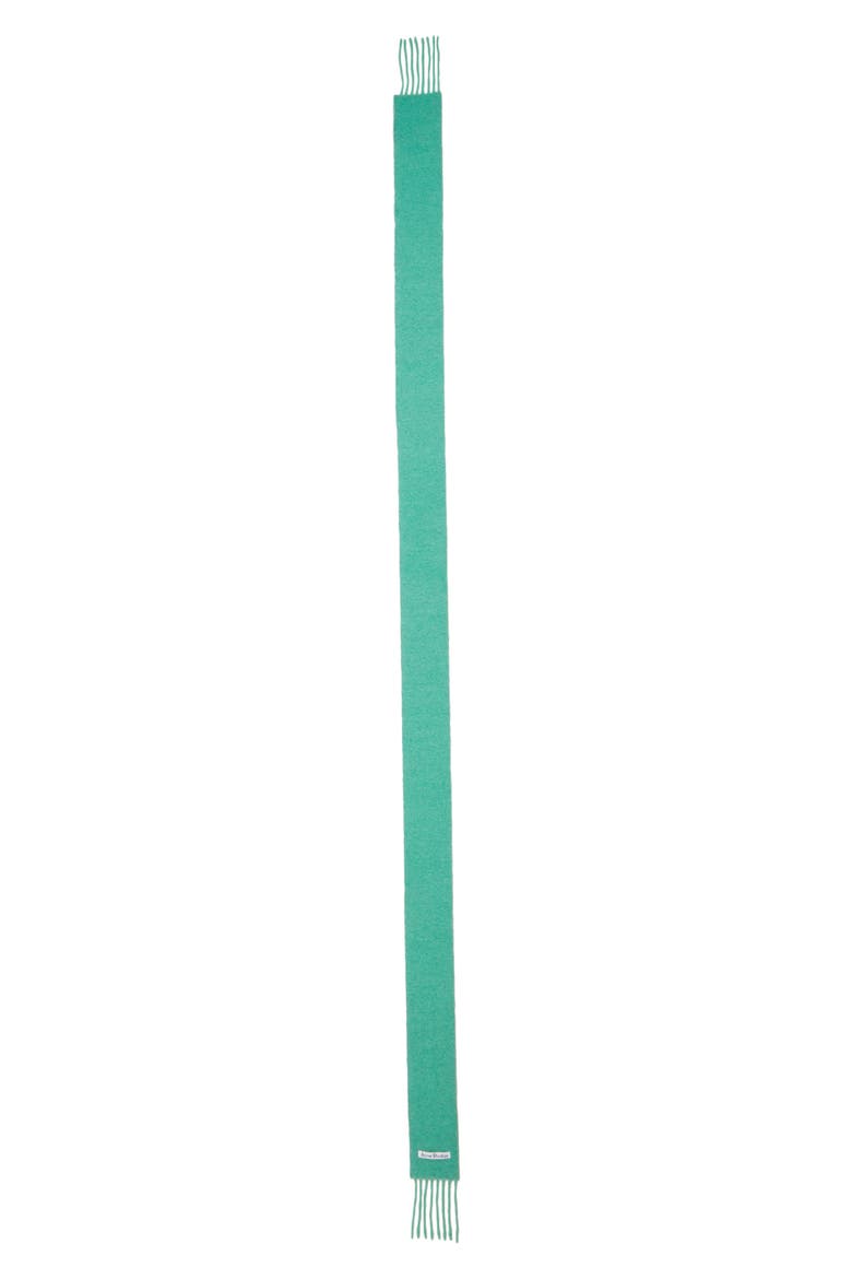Extralong Alpaca Blend Scarf, Alternate, color, JADE GREEN