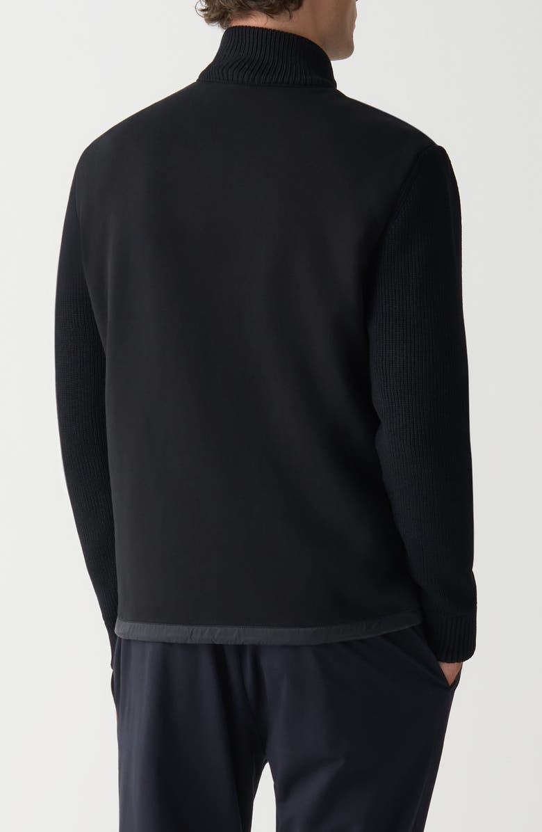 COLMAR Legacies Water Resistant Mixed Media Jacket, Alternate, color, Black