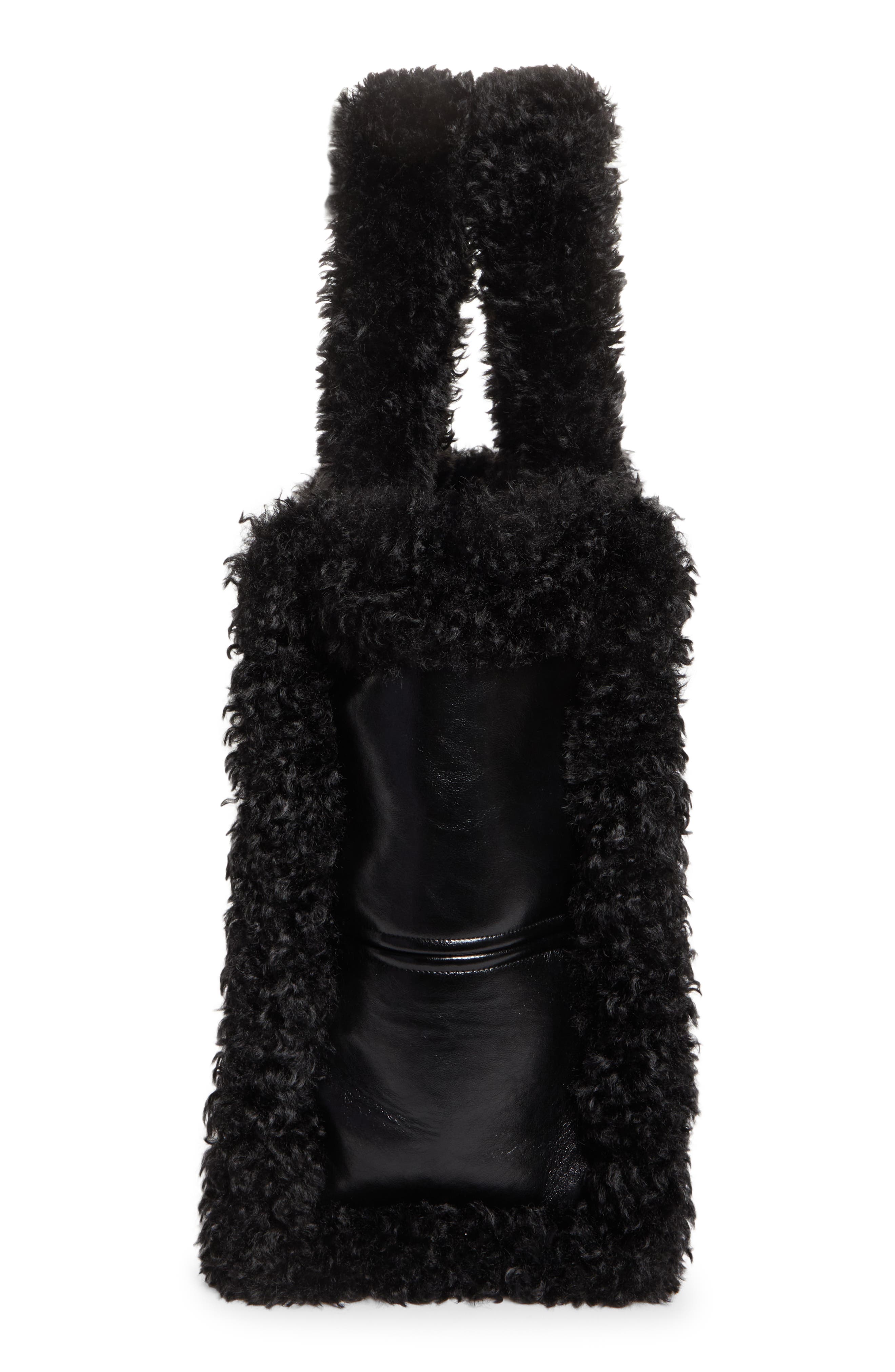 Stand Studio Lola II Faux Shearling Bag, Alternate, color, 