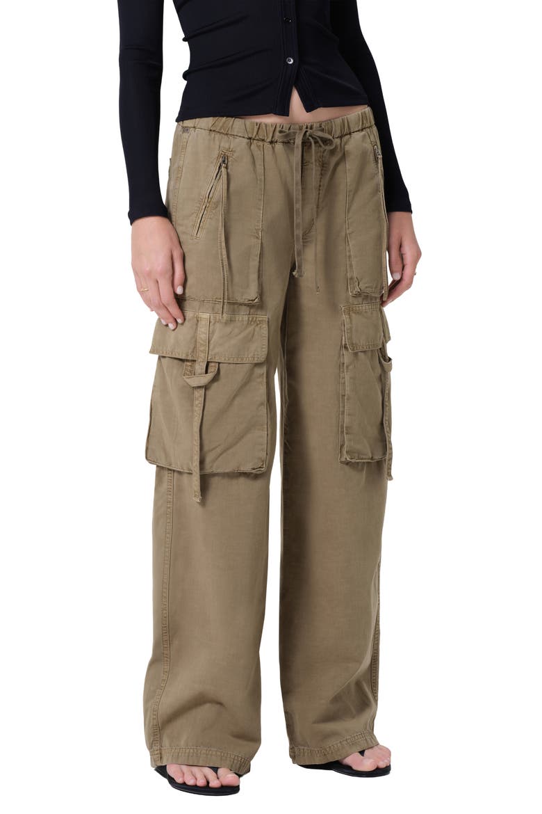 Andira Cargo Pants, Main, color, BEZAL OLIVE GREEN