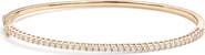 LANA Jewelry Flawless Diamond Oval Bangle