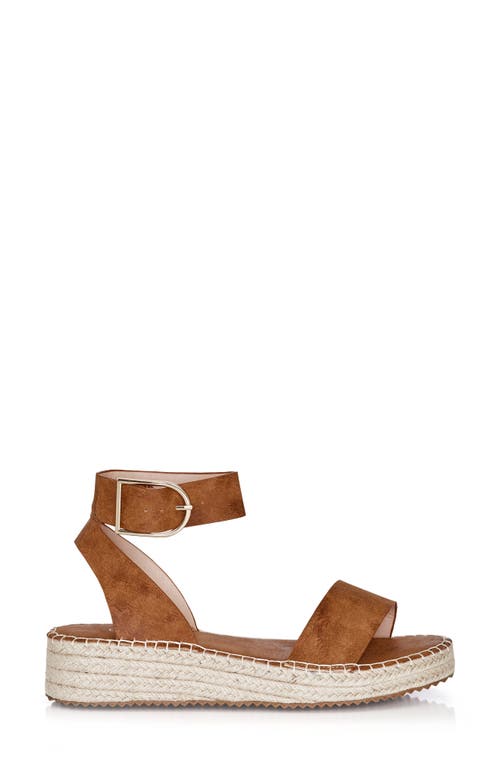 CITY CHIC CITY CHIC MELODY PLATFORM ESPADRILLE SANDAL