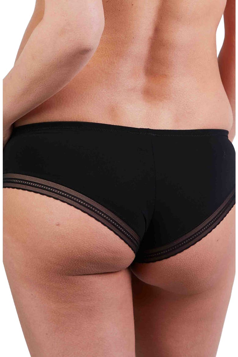 Milk Seamless Low Waist Maternity Briefs, Alternate, color, BLACK