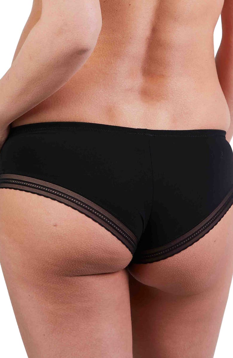 Cache Coeur Milk Seamless Low Waist Maternity Briefs, Alternate, color, Black