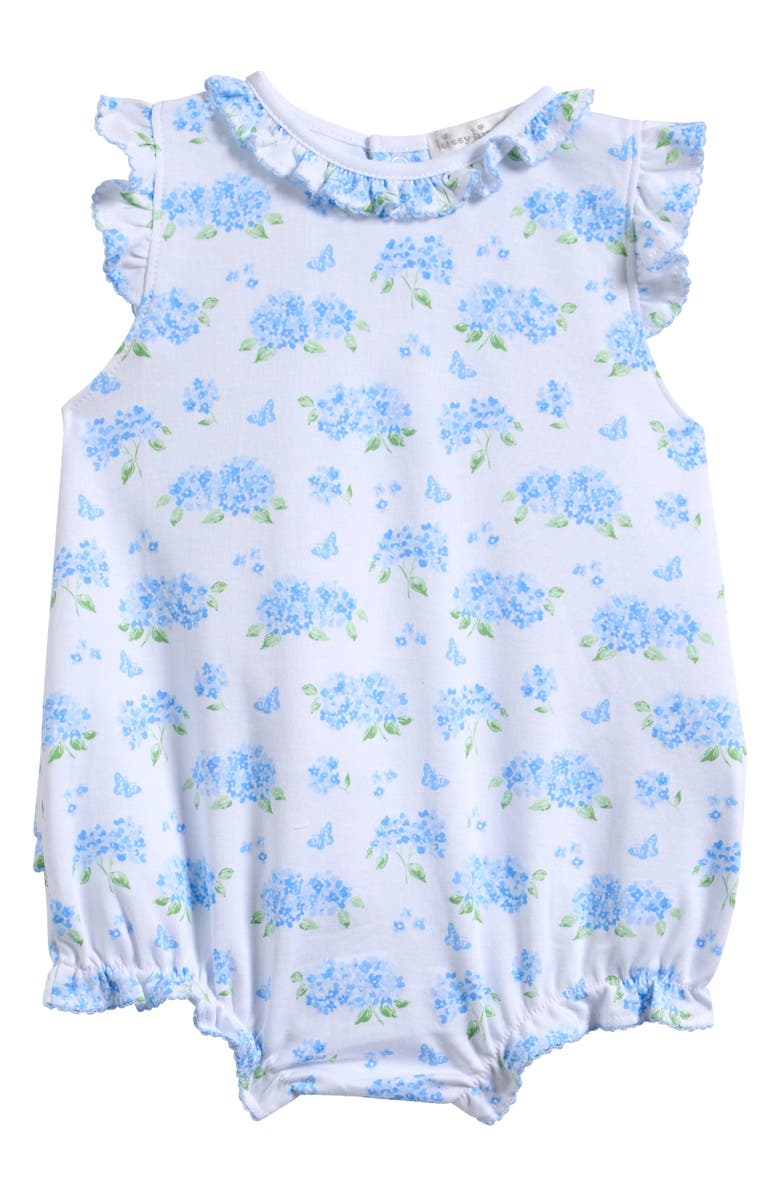 Kissy Kissy Bubble Pima Cotton Romper, Main, color, 