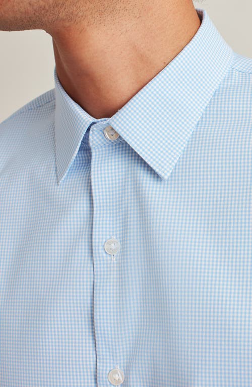 Bonobos Tech Slim Fit Gingham Check Performance Button-up Shirt
