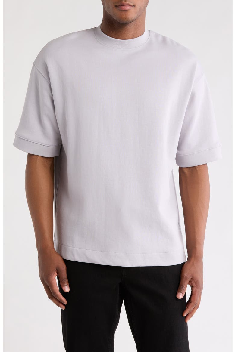 Heavyweight Crewneck T-Shirt, Main, color, MAUVE
